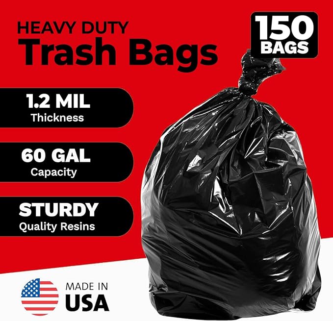 ToughBag 55-60 Gallon Heavy Duty Trash Bags