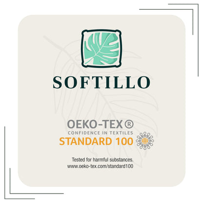 SOFTILLO Waterproof Chair Cushion With Ties Seat Pads Cushion Pad Indoors Outdoors Water Resistant Material Kitchen Dining Living Room Patio Garden Office Coffee Shop Foam Graphite 50x44x4cm