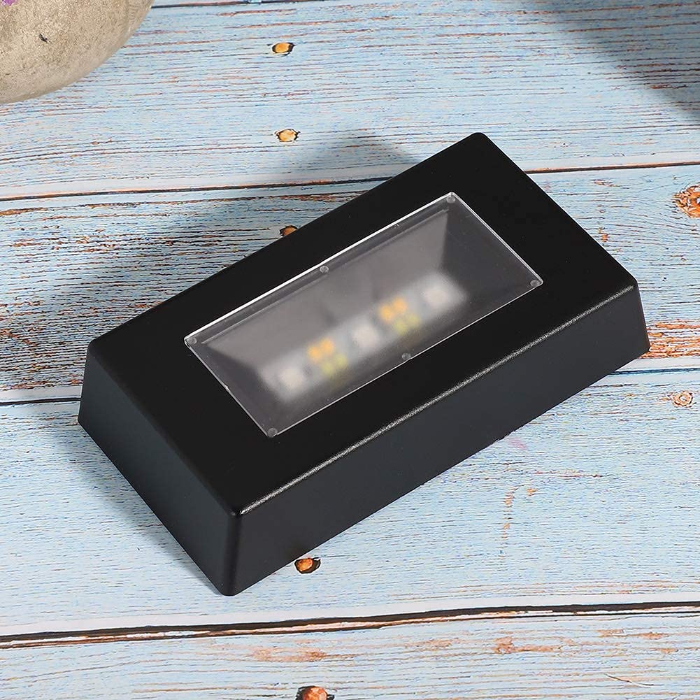 Fdit LED Display Base for Crystals Glass Art,Color Changing Light Display Base Stand for 3D Crystal Statues Jewelry