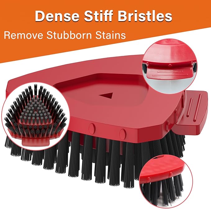 Upgraded Spin Mop Replace Scrub Mop Brush Compatible