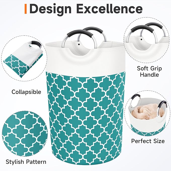 Large Laundry Basket Laundry Hamper Bag Washing Bin Clothes Bag Collapsible Tall
