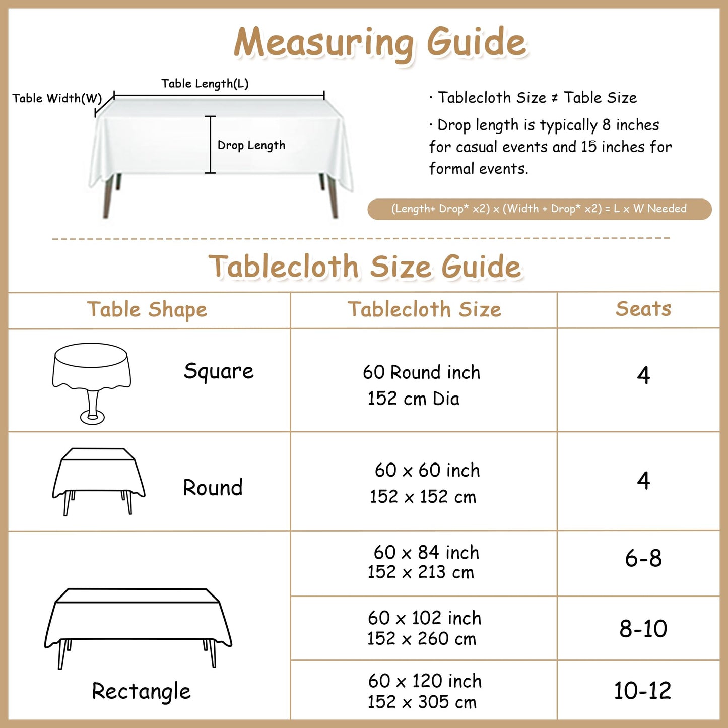 MYSKY HOME Table Cloth 60x84 in Rectangle Table, Cotton Tassel Linen Look Waterproof Tablecloths Farmhouse Tablecloth, Wrinkle Free Table Cover with Black Tassels for Kitchen Dining, Party
