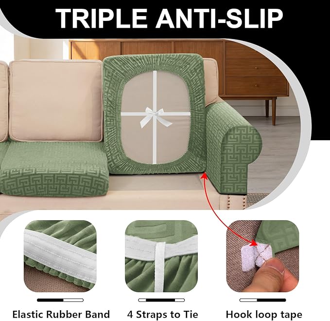 UNBBRRL Stretch Couch Cushion Cover