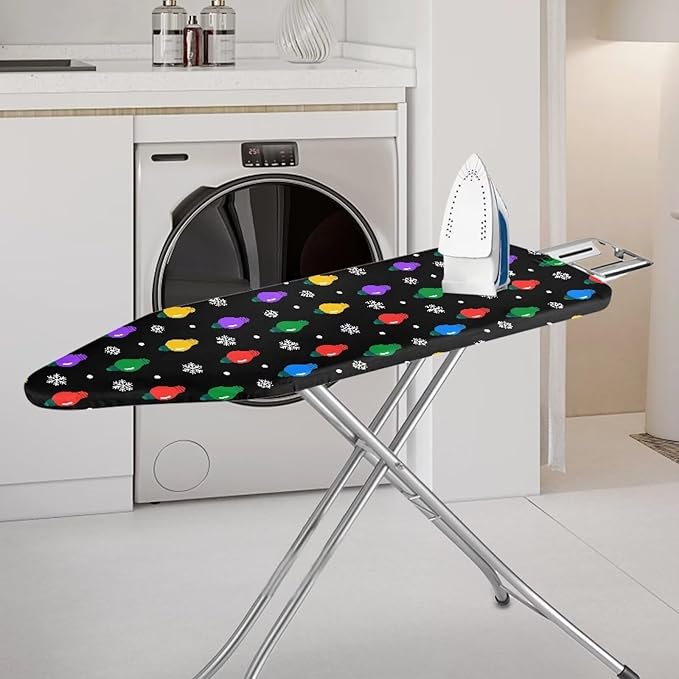 Heavy Duty Ironing Board Cover and Pad Thick Stain Resistant Padding Scorch &
