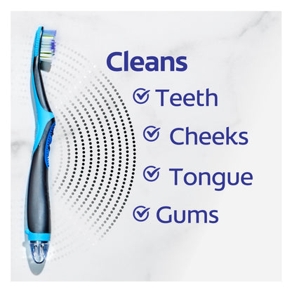 Colgate 360 Vibrate Charcoal Battery Operated Toothbrush Pack, Soft with 1 AAA Battery Included, Black, 2 Count