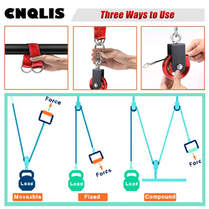 CNQLIS Cable Pulley Wheel for Home Gym Pulley System,90mm Aluminium Alloy Gym Pulley for Maximum 660LBS Load, for poleas. para Gym