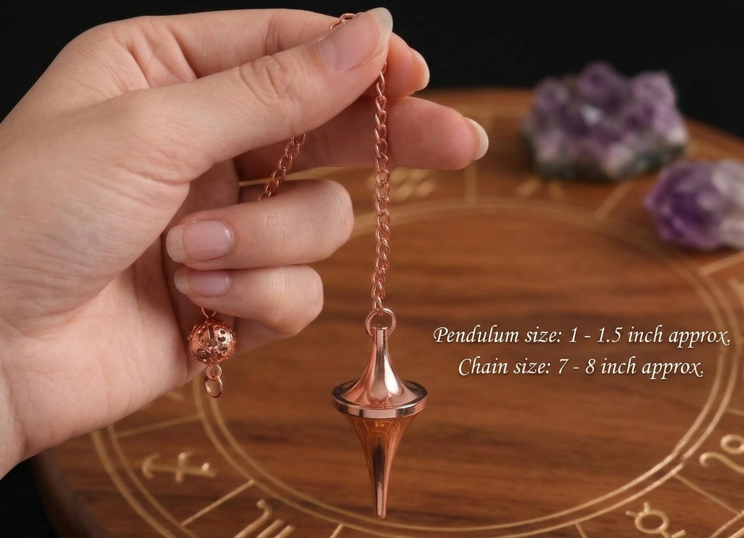 Myhealingworld UFO Design Copper Pendulum for Reiki Healing, Dowsing & Chakra Balancing – Space Ship Style Divination Tool for Meditation & Energy Cleansing