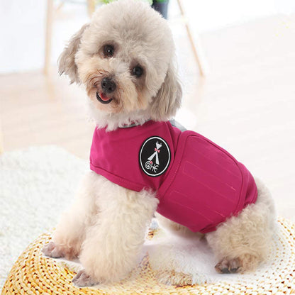 Dog Anxiety Relief Coat,Lightweight Wrap Anxiety Jacket Shirt for Anxious Pets Keep Calming Comfort (Rose red, M)