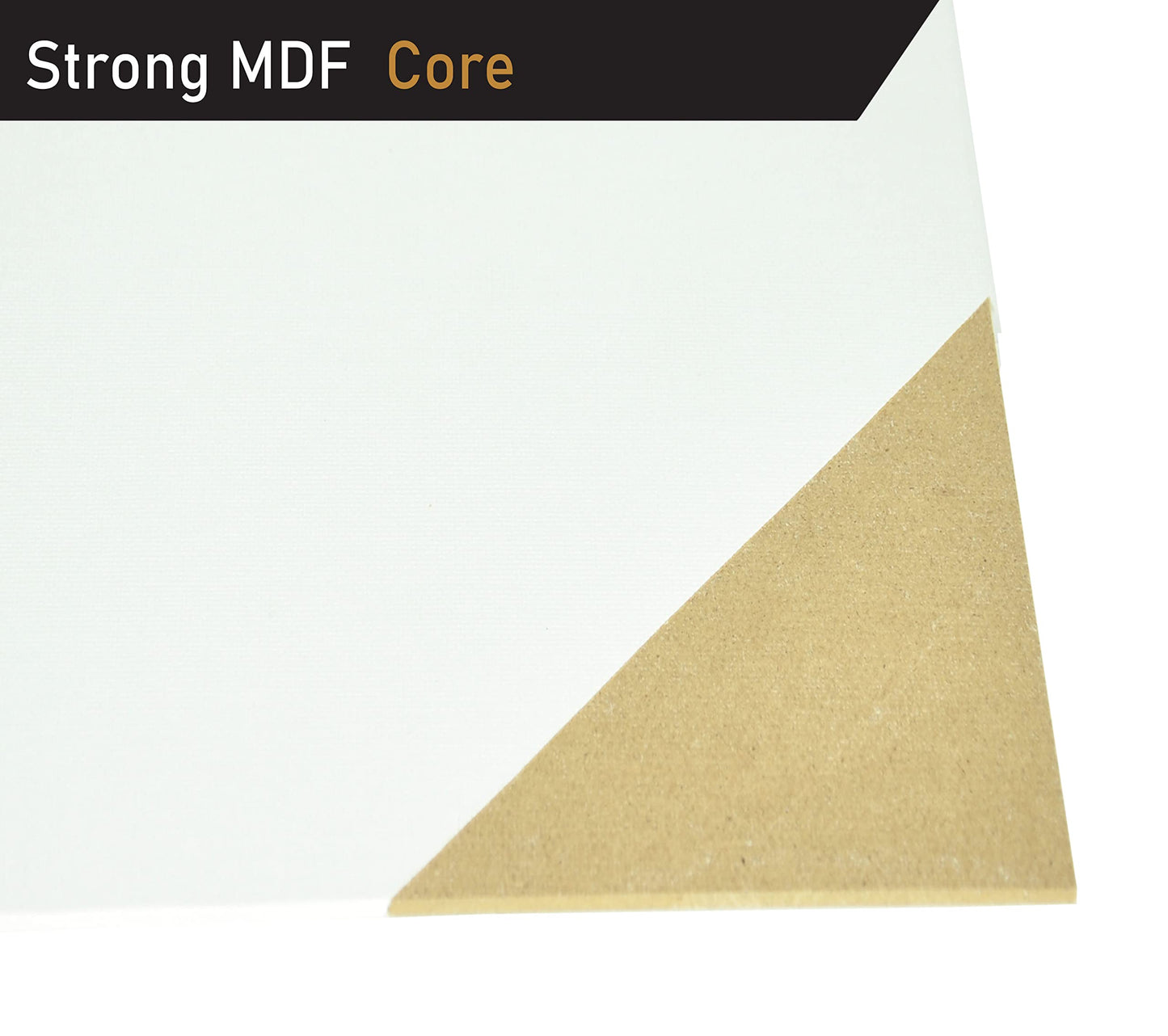 Artgeo 3mm FSC Canvas Panel 40 x 60cm, Pack of 4, 100% Plastic Free Packaging