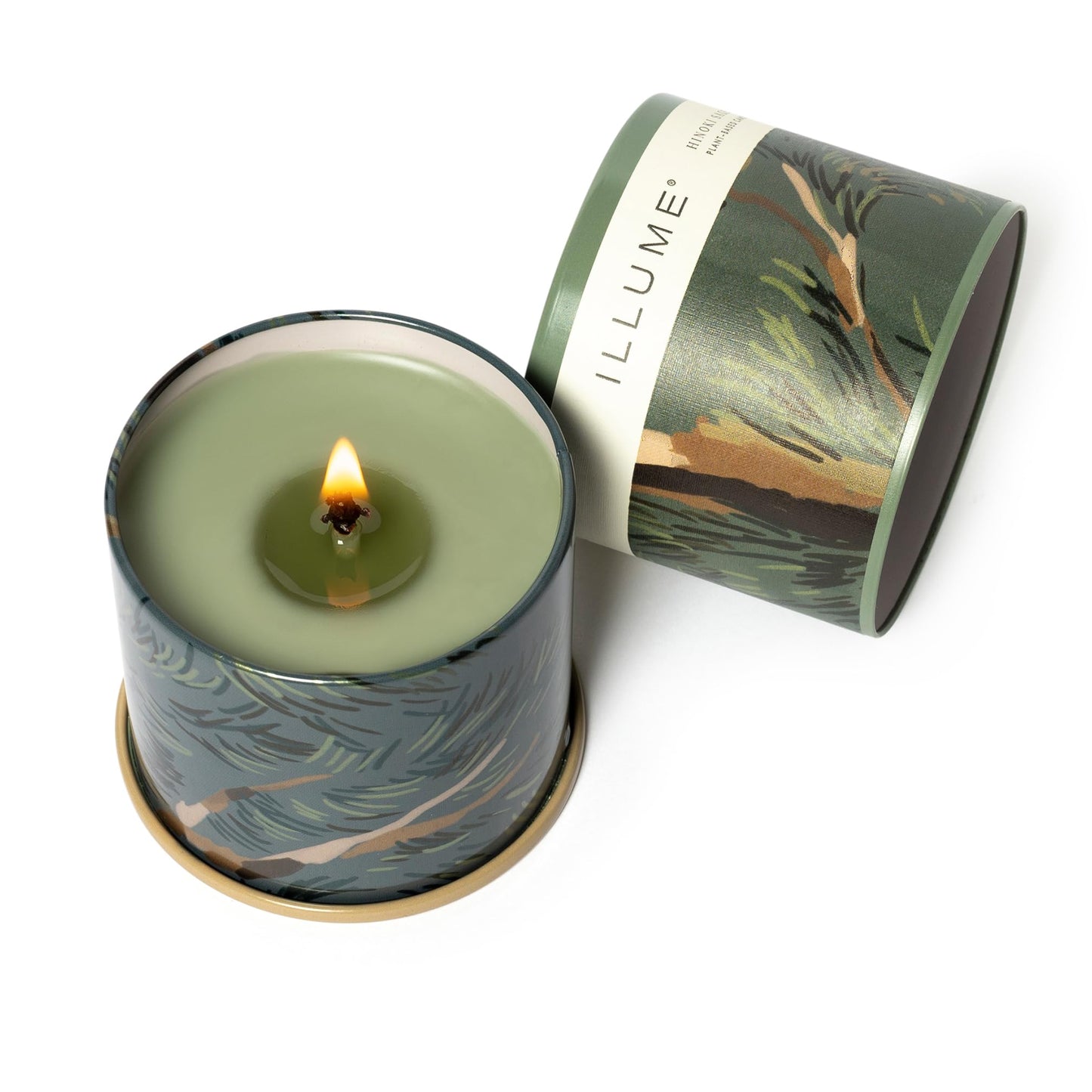 Illume Beautifully Done Essentials Hinoki Sage Vanity Tin Scented Candle