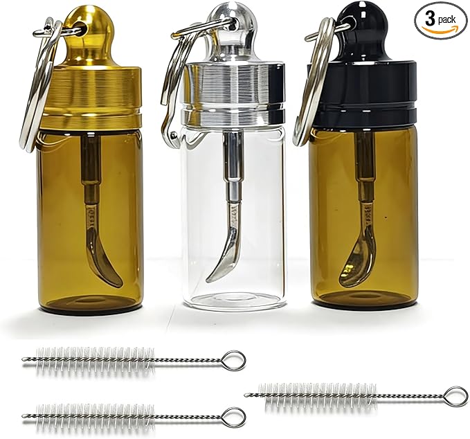 3 Pack Mini Glass Containers