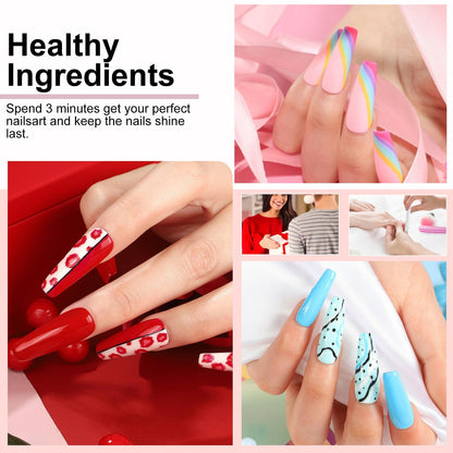 YALSYNY NAIL POLISH KIT with U V Lamp and Drill Starter Kit 36 Colors Gel Nail Polish Nail Art Gel Manicure Kit