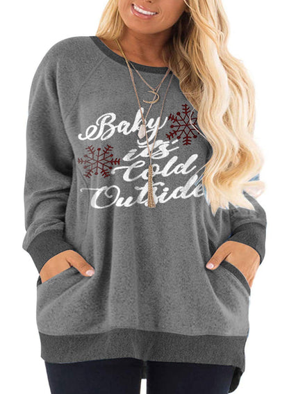 DOLNINE Plus Size Ugly Christmas Sweatshirts for Women Oversized Tops DYCB-20W