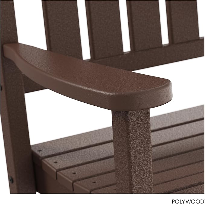 POLYWOOD Presidential Rocking Chair in Mahogany