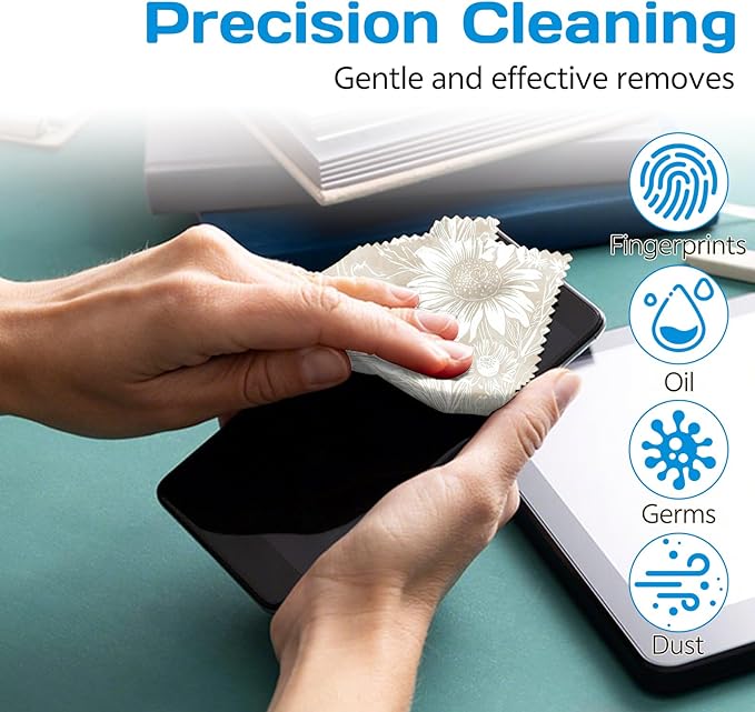 6 PCS Glasses Cleaning Cloth Eyeglass Lens Cleaning Cloth Eyeglasses Wipes