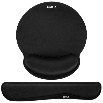 Ergonomic Keyboard Wrist Rest and Mouse Pad with Wrist Support, SAMIT Memory Foam Mouse Cushion Anti-Slip Computer Wrist Rest Pad for Comfortable Typing Wrist Pain Relief (Keyboard Wrist Rest)