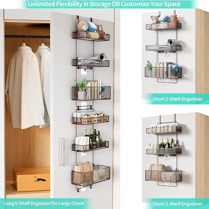HapiRm Over Door Organizer Storage