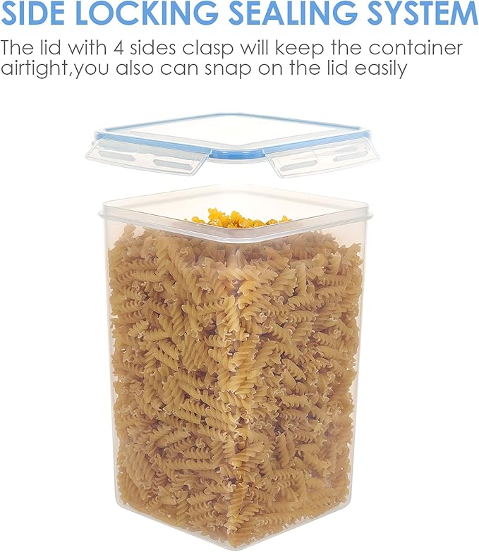 Vtopmart Extra Large Tall Airtight Food Storage Containers 4 Pieces 5.9qt /