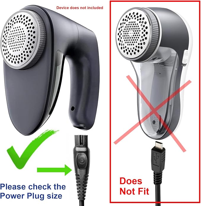 T POWER 5V Charging Cord for Bymore Fabric Shaver Sweater Shaver and Popchose