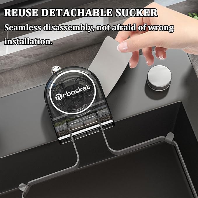 Kitchen Sink Strainer with 100 PCS Filter Mesh Bag, Food Waste Filter Basket
