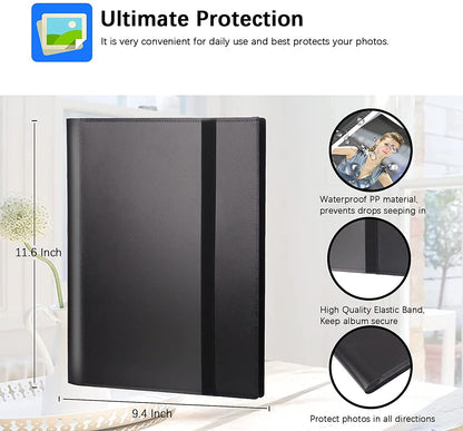 432 Pockets Photo Album for Fujifilm Instax Mini Camera, Polaroid Camera, for Fujifilm Instax Mini 12 11 9 40 99 90 8 7 Evo LiPlay Instant Camera, Polaroid Snap PIC-300 Z2300 Instant Camera (Black)
