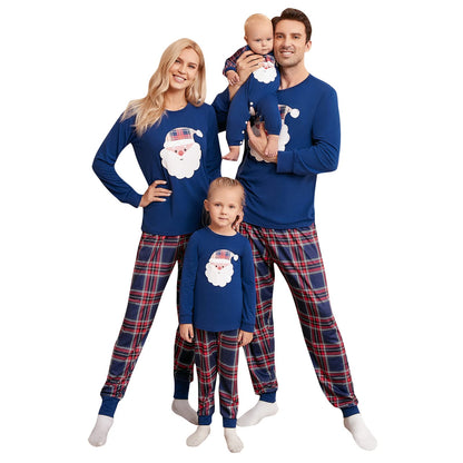 Honwenle Family Christmas Pajamas Matching Sets Soft Long Sleeve Family Christmas Pjs Sleepwear Holiday Lounge Set