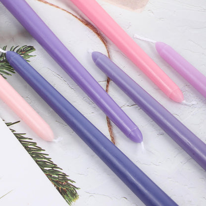 12 Inch Taper Candles Set of 6 Unscented Long Burning Smokeless Long Tall Tapered Candles for Candlesticks Sticks Wedding Home Christmas Decor Dinner
