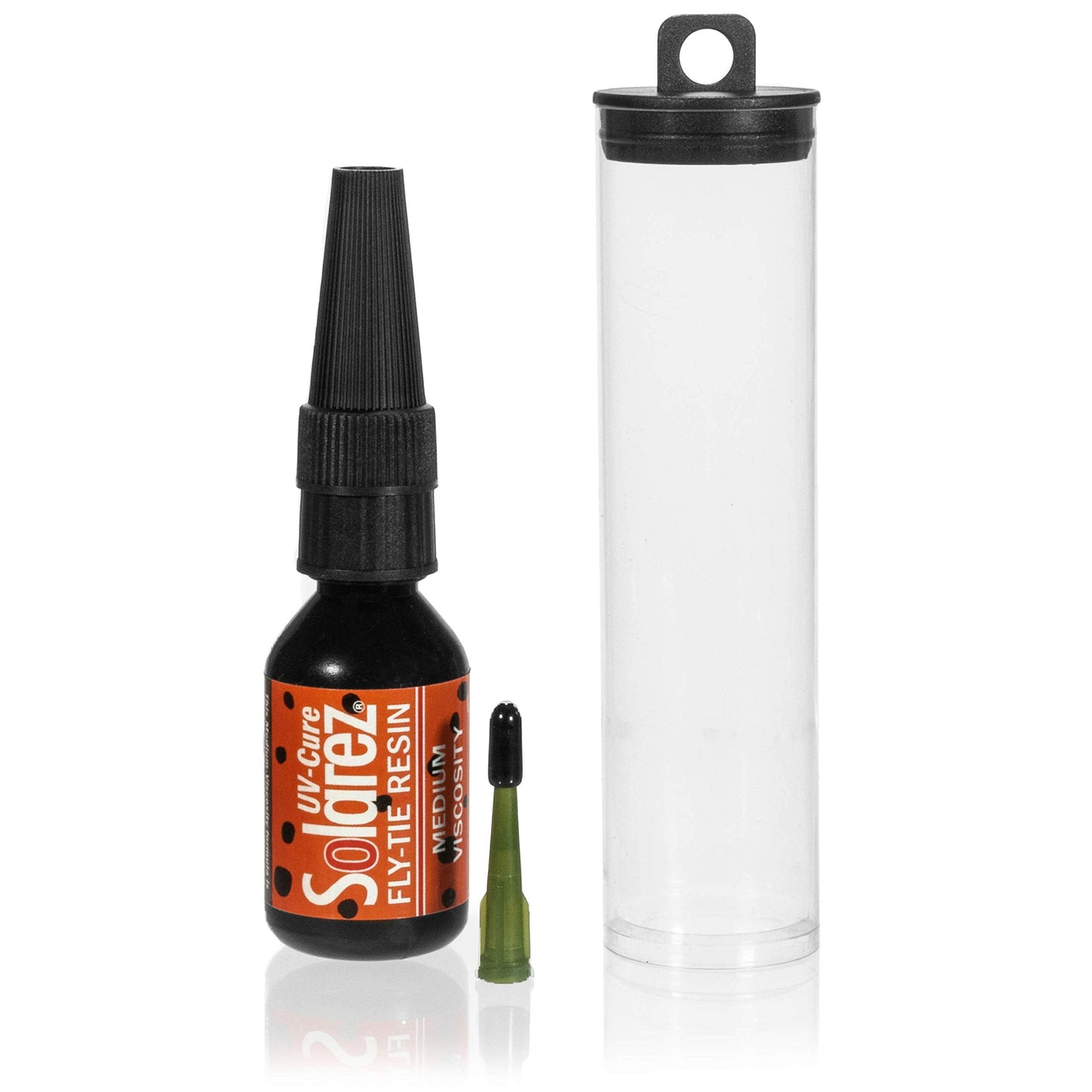 SOLAREZ Fly Tie UV Cure Resin - Medium Formula (0.5 oz.) Fly Tying, Fly Fishing, Perfect for Building Coating Fly Tie Bodies and Creating Deep Protective Gloss - Made in The USA