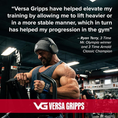 Versa Gripps® Fit Pro, Made in the USA, Wrist Straps for Female Athlete, the Best Training Accessory, Midnight, S