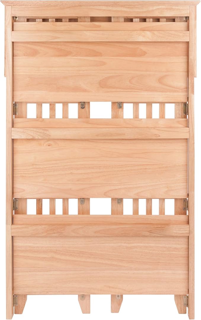 Winsome Mission Beech Wood 4-Tier Shelf
