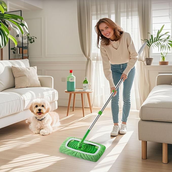3 Pack Reusable Microfiber Mop Pads Compatible