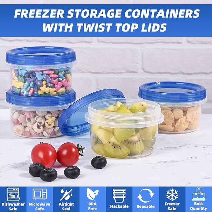 Freezer Storage Containers, Ultra Thick Freezer Containers