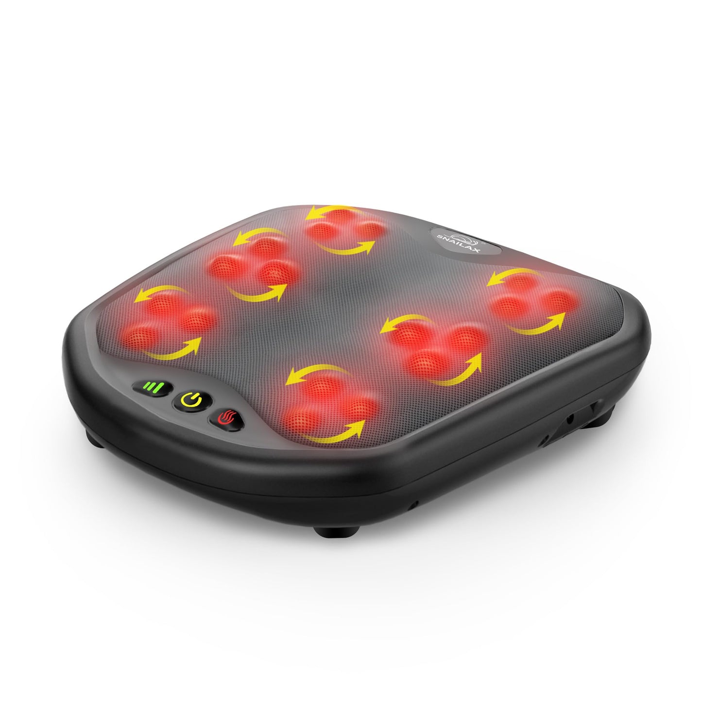 Snailax Shiatsu Foot Massager with Heat, FSA HSA Eligible, Washable Cover Kneading Foot & Back Massager, Heated Feet Warmer, Electric Feet Massager Machine for Plantar Fasciitis