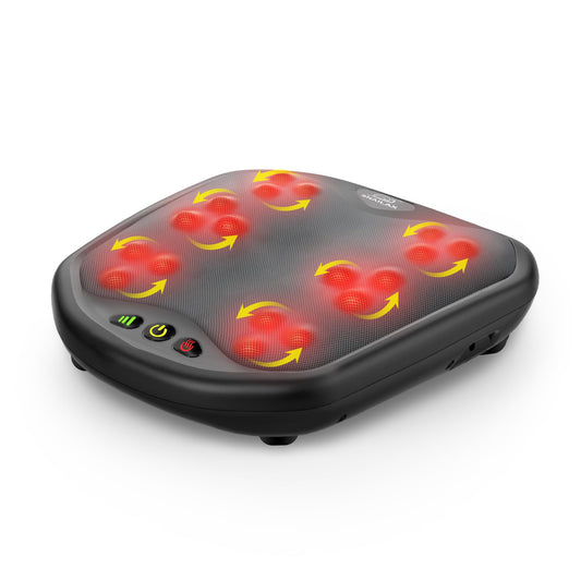 Snailax Shiatsu Foot Massager with Heat, FSA HSA Eligible, Washable Cover Kneading Foot & Back Massager, Heated Feet Warmer, Electric Feet Massager Machine for Plantar Fasciitis