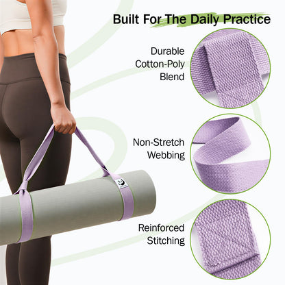 Slim Panda Yoga Mat Straps for Carrying, Adjustable Yoga Mat Carrier Sling Fits All Mats(Mat Not Included)