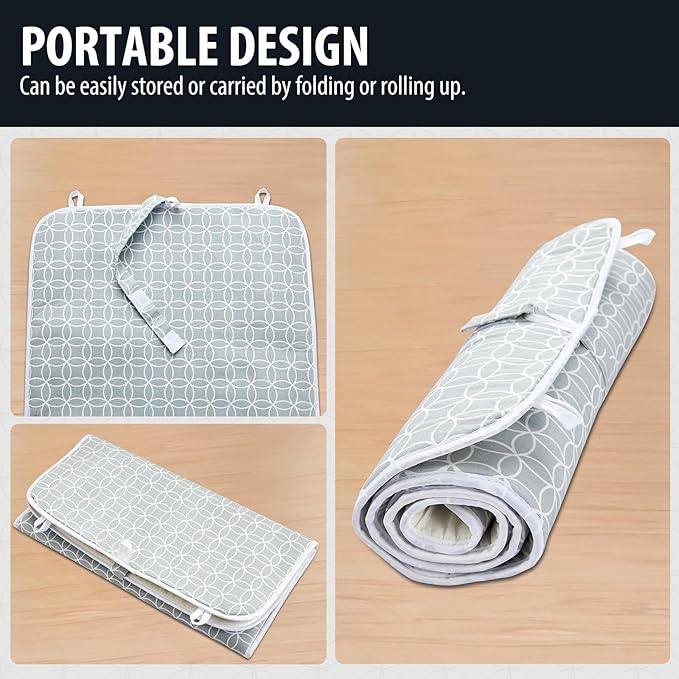 Seiritex Ironing Mat, Portable Ironing Pad 39.4 x 18.9 inch Table Top Iron