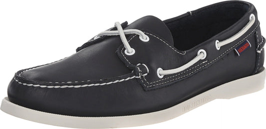 Sebago Docksides, Men Boat Shoes, Blue (Blue Nite Leather), 11 UK (46 EU)