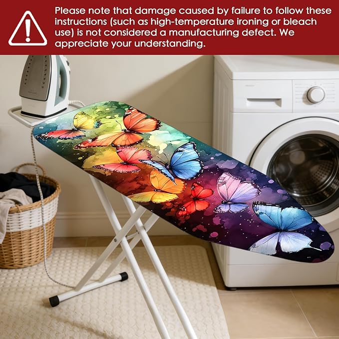 Nuxovilar Ironing Board Cover Needle Cotton 15x54 Inches | Ironing Board Cover
