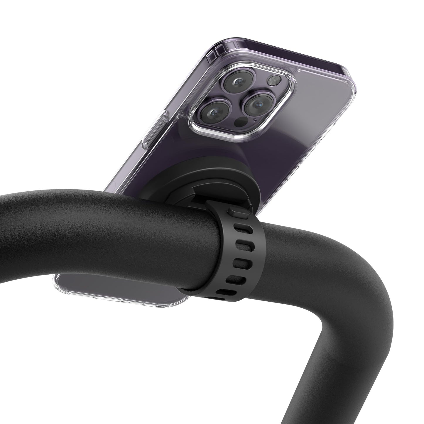 ENCASED Grip-X Magnetic Bar Mount, Compatible with MagSafe - Phone Holder for Gym, Home Fitness Bikes, Workout Equipment, Stroller and Cart Handlebars (iPhone 17, iPhone 16, 15, 14, 13 Series)