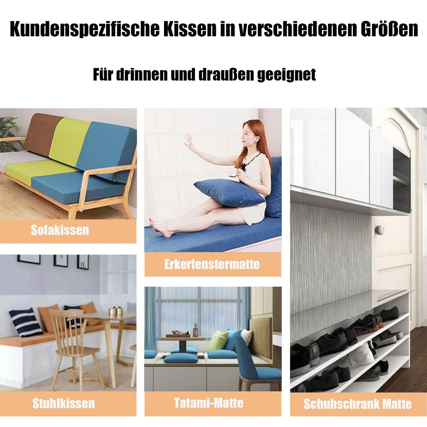 Indoor Outdoor Bench Cushion ,Custom Washable Bench Cushion for Garden Furniture,Non Slip 2/3/4 Seater Pad Patio Kitchen Sofa Bench Cushions for Dinning Bench Swing Window Seat Pad (Thickness 15CM)