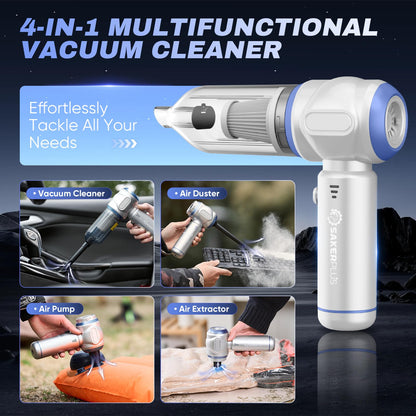 SakerPlus Telescopic Camping Lantern & SW107 Car Vacuum Portable