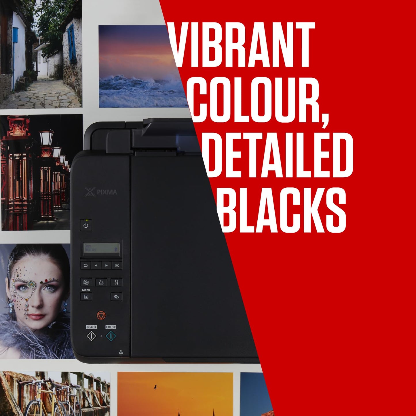 Canon Ink & Paper Multipack - PG-545/CL-546 Genuine Printer Ink Cartridges 2 Pack (1 x Black, 1 x Colour) & 4x6 Photo Paper (50 x Sheets)