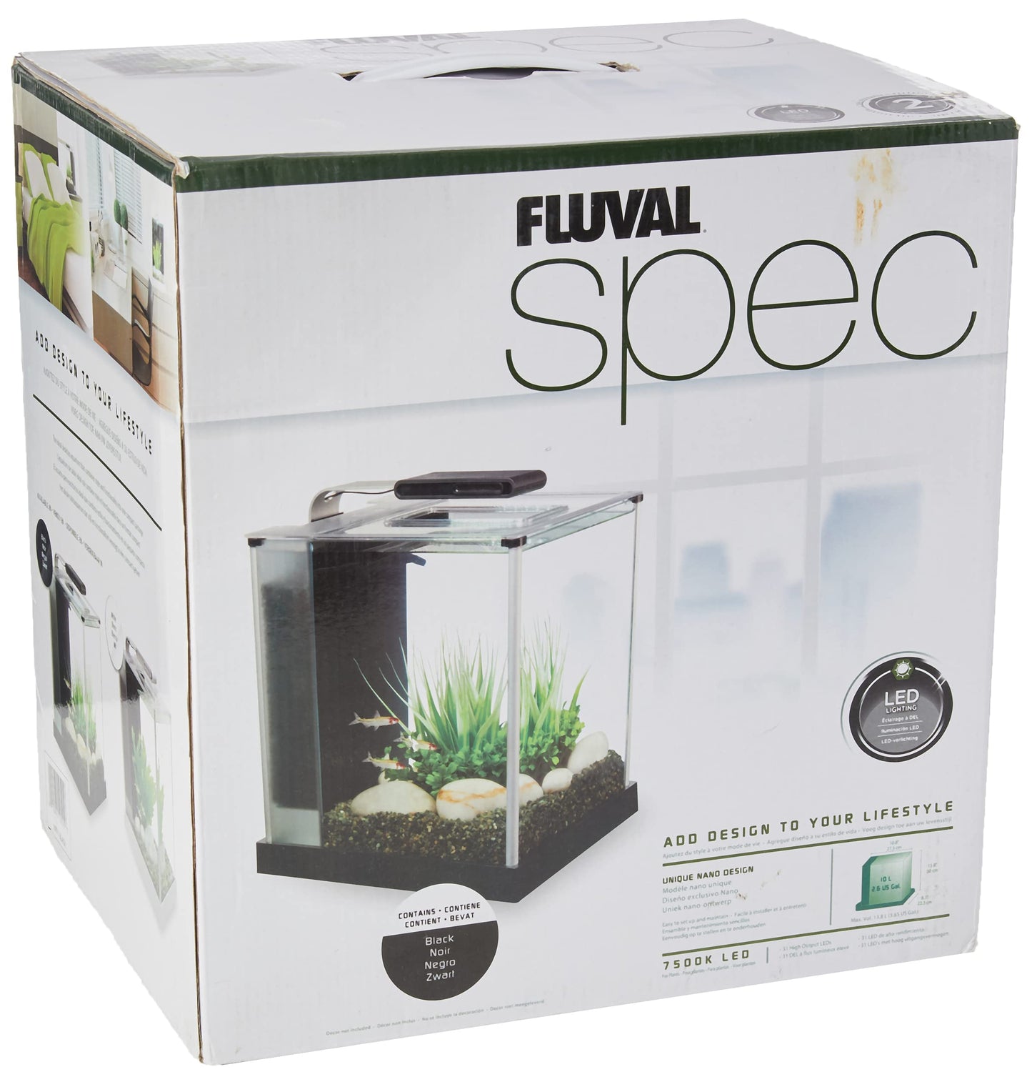 Fluval Spec Black, 10 Litre