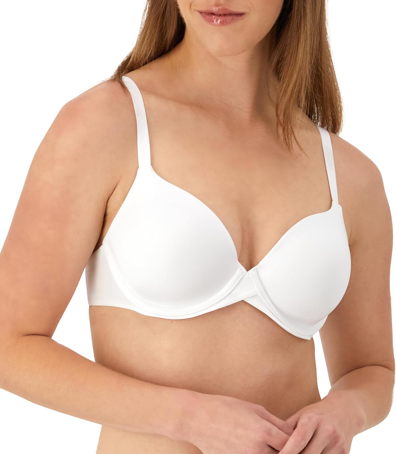 Maidenform Underwire, One Fab Fit Demi T-Shirt, Convertible Bras for Women