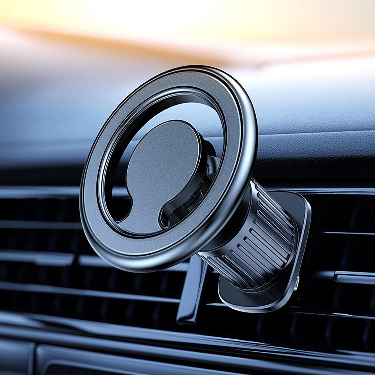 Ultra Magnetic Car Phone Holder, Upgraded Strongest for MagSafe Car Mount,Car Vent Magnetic Car Phone Holder, Fit for iPhone 16, 15, 14, 13, Series, MagSafe Case and More - Black