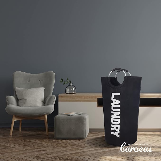 Caroeas 100L Laundry Basket, Large Laundry Hamper, Laundry Bag