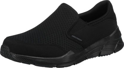 Skechers Men's Equalizer 4.0 Trainers, Black Black Mesh Pu Black Trim Bbk, 9 UK