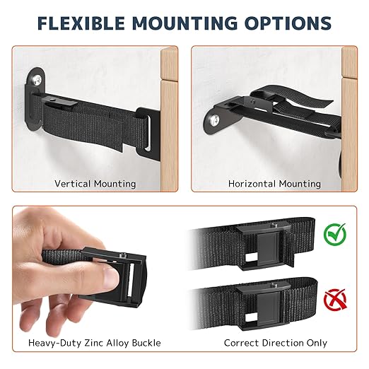 Anti Tip Furniture Anchors, Heavy Duty Furniture Wall Anchor, Earthquake Proof
