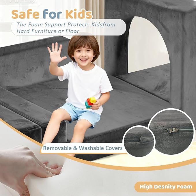 12pcs Modular Kids Play Couch