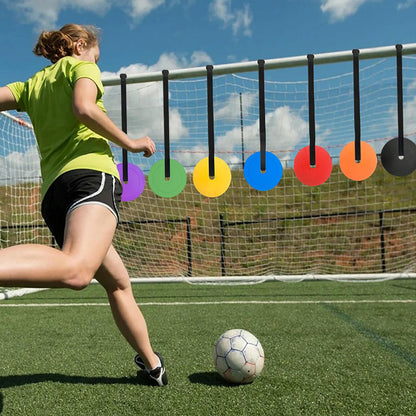 7 Pieces Soccer Goal Target,Multi-Color Agility Hockey Shooting Target with Adjustable Straps for Shooting Accuracy Training for Football Hockey Basketball Lacrosse Goal Sports Training